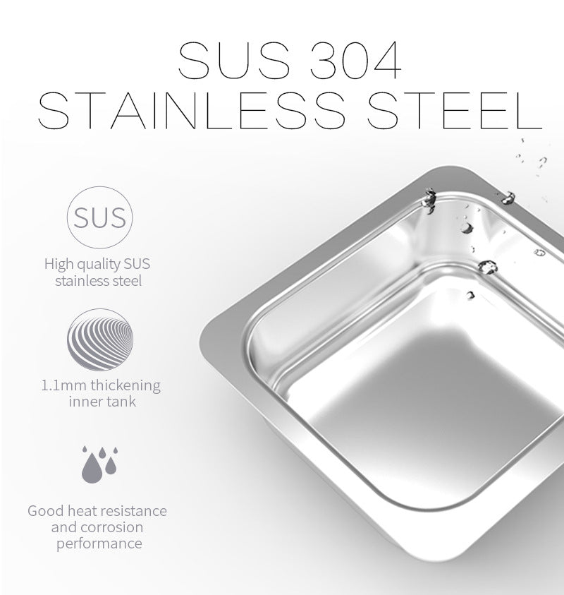 Household Minimalist Heating Ultrasonic Cleaning Machine Jewelry & Glasses Deep Cleaner Device