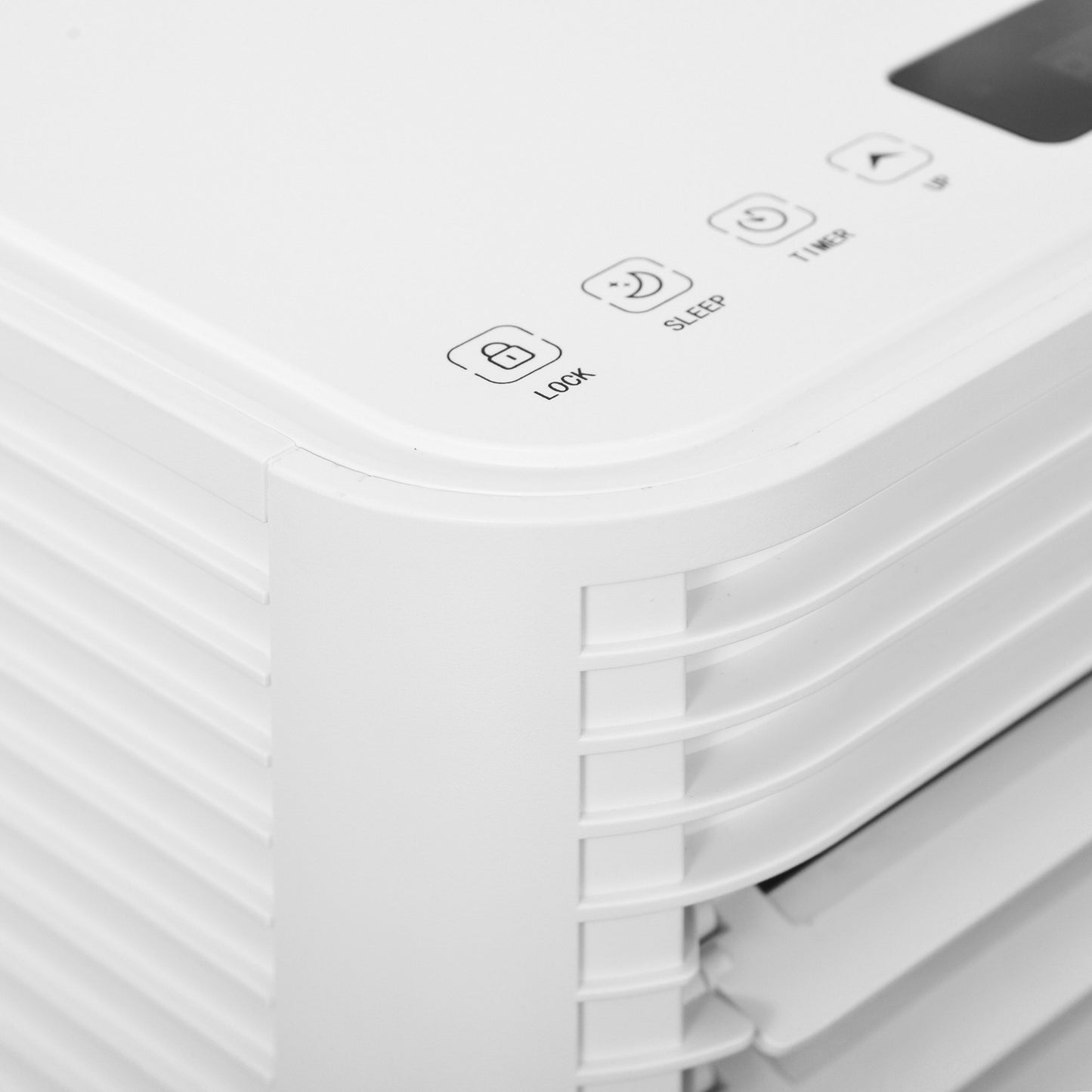 8000 BTU Portable Air Conditioner with Remote Control Cooling & Dehumidifying 24H Timer LED Display White