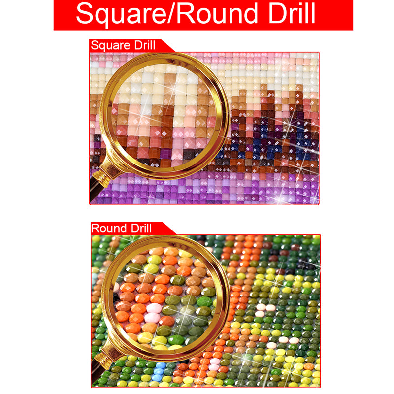 DIY Diamond Painting Horse Embroidery Cross Stitch Wall Art Kit for Home Decoration