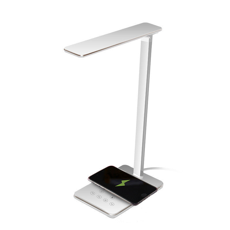 Wireless Charging LED Desk Lamp Eye Protection Foldable Bedside Lamp for Huawei Apple Phones