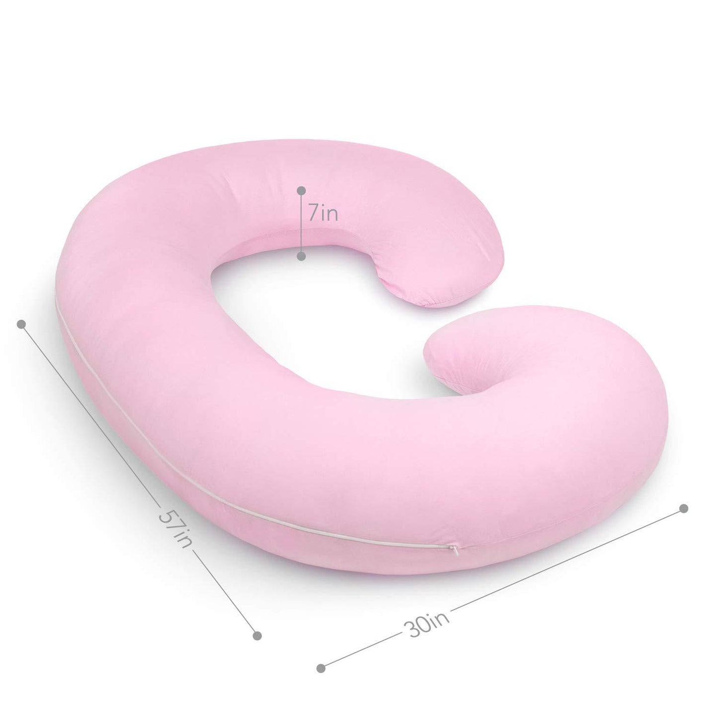 Pregnancy Support Pillow for Hips Knees Neck and Head Full Body Maternity Pillow for Sleeping Comfort