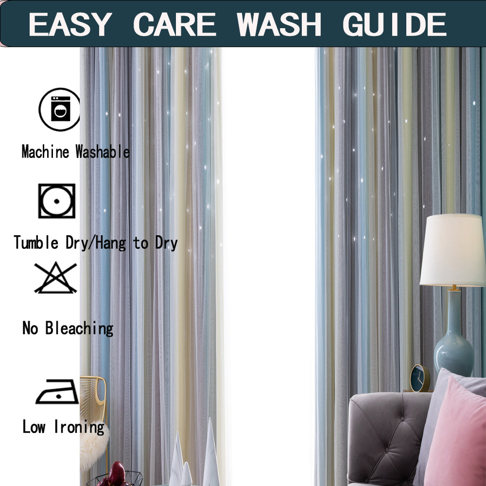 Easy Install Bedroom Curtains – Modern Blackout Window Drapes for Privacy & Home Decor