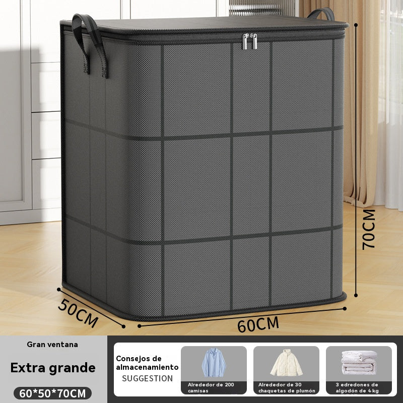 Large Capacity Clothes Storage Bag Wardrobe Organizer Quilts & Clothing Storage Bag for Moving & Travel