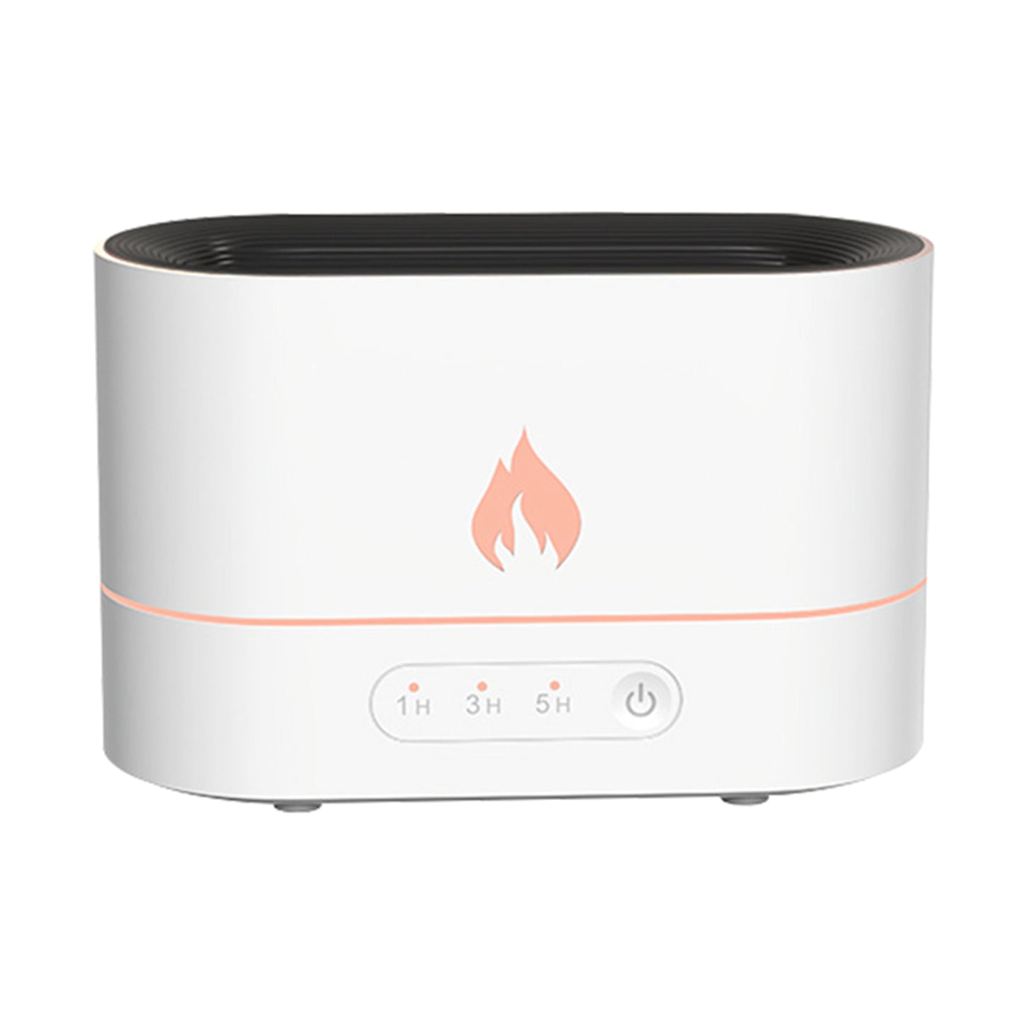 Flame Aromatherapy Humidifier Silent Air Diffuser LED Atmosphere Light for Bedroom Home Decor