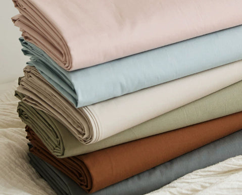 100% Cotton Solid Color Duvet Cover – Soft Breathable Bedding for Single & Double Beds, Dorm Friendly