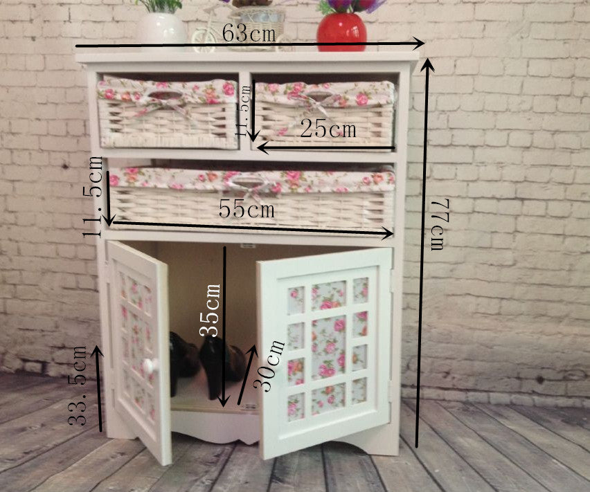 Solid Wood Bedroom Wardrobe Multi-Functional Storage Cabinet Baby Clothes Organizer Closet Furniture
