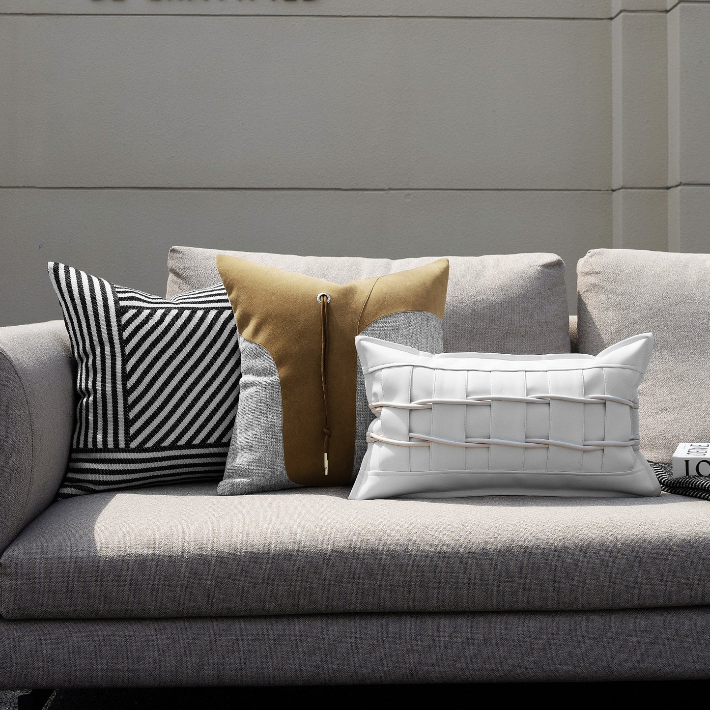 Modern Minimalist Upholstered Throw Pillows Living Room Sofa Decorative Cushion Covers Home Decor