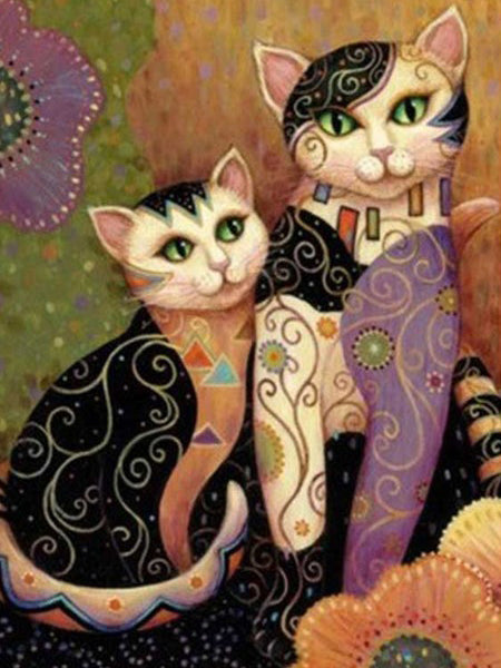Full Diamond Painting Cat Animal Embroidery 5D Cross Stitch Diamond Mosaic DIY Wall Art Home Decor Kit