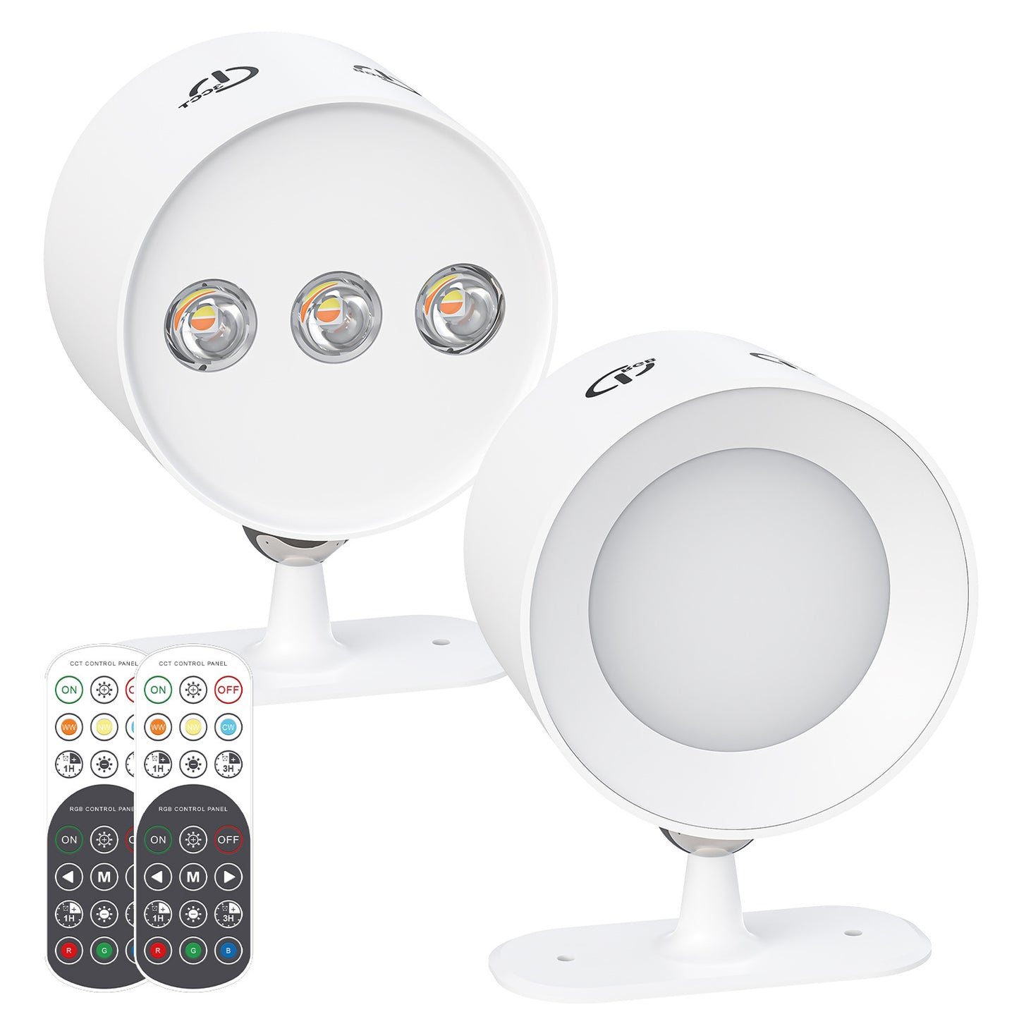 15-Inch Remote Control Magnetic LED Spotlight – Rechargeable Indoor Adjustable Light