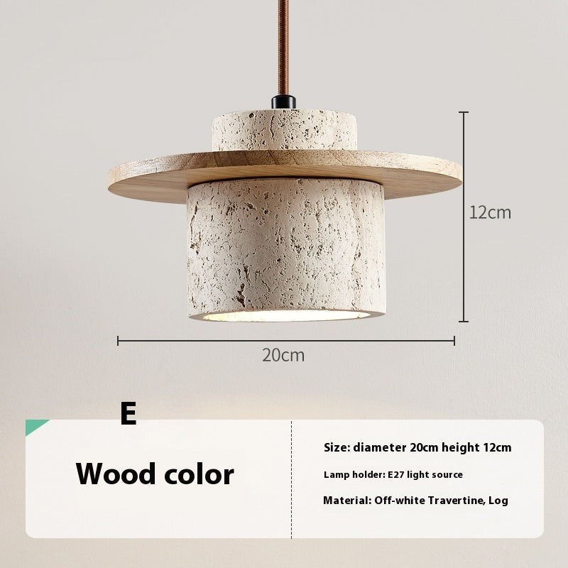 Cream Silent Wind Yellow Cave Stone Lamp – Bar & Guesthouse Decor