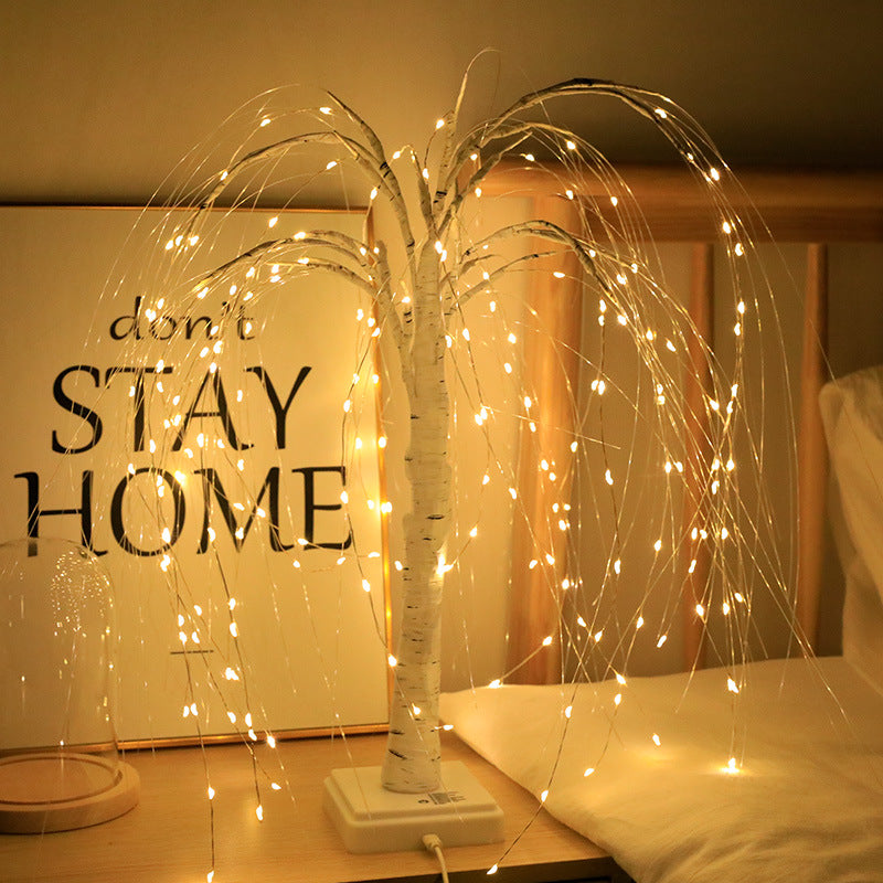 Copper Wire Illusion Decorative Night Light Scene Arrangement Fairy String Lights for Room & Event Decor
