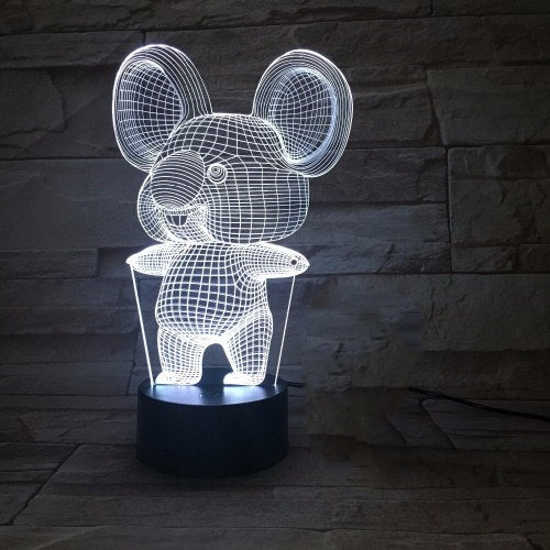 Koala Night Light Cute LED Bedside Lamp Soft Glow Kids Room Nursery Decor