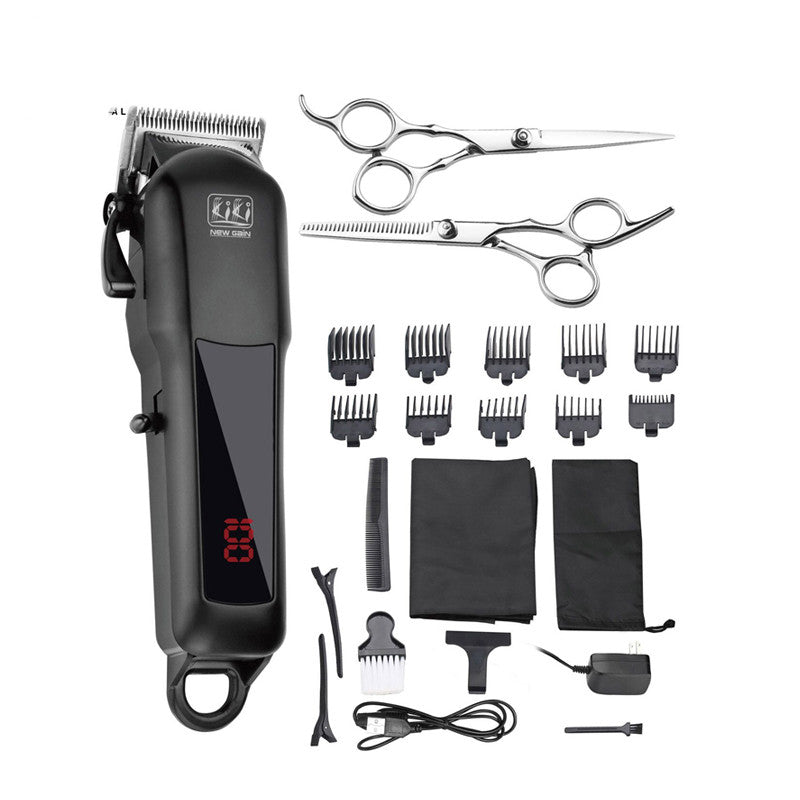 Electric Hair Clipper for Home Use Cordless Hair Trimmer Professional Barber Grooming Kit