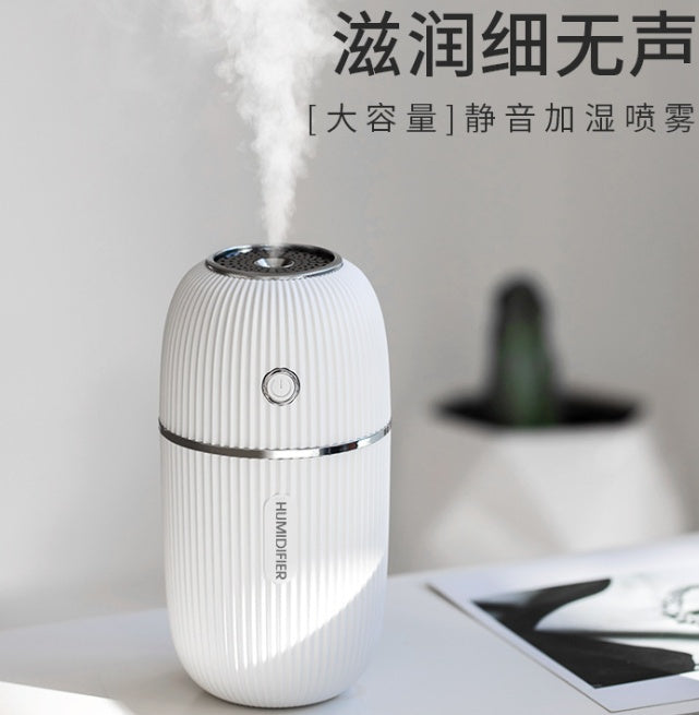 Mini Ultrasonic Air Humidifier USB Portable Mist Maker for Bedroom Office Car Quiet Air Moisturizer