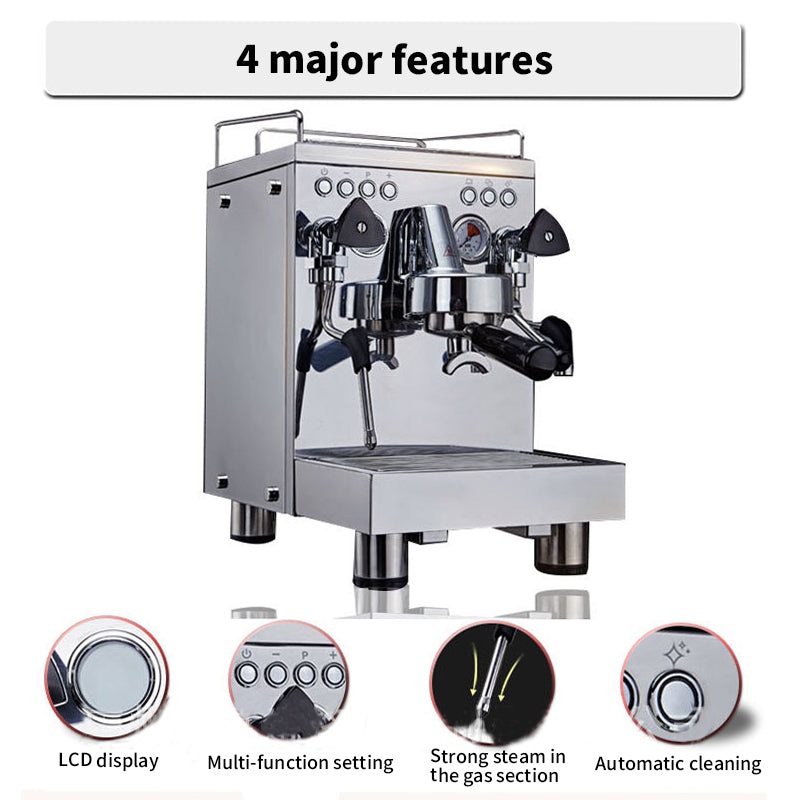 Full Semi Automatic Espresso Machine for Home and Business Use Professional Coffee Maker