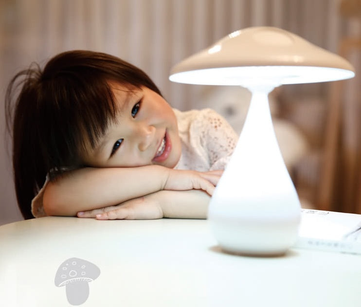 Mushroom Air Purifier Table Lamp Decorative LED Night Light Home Bedroom Aroma Diffuser Lamp