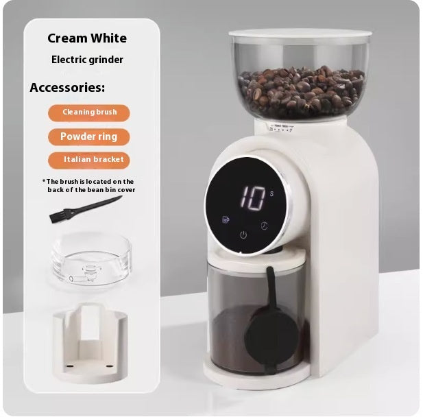 Smart Electric Coffee Grinder with Adjustable Scale Household Coffee Grinding Machine