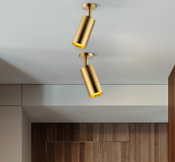 Nordic All Aluminum Ceiling Light Modern Minimalist LED Ceiling Lamp for Living Room Bedroom