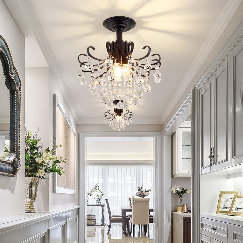 European Luxury Crystal Chandelier – Small American Restaurant Lighting