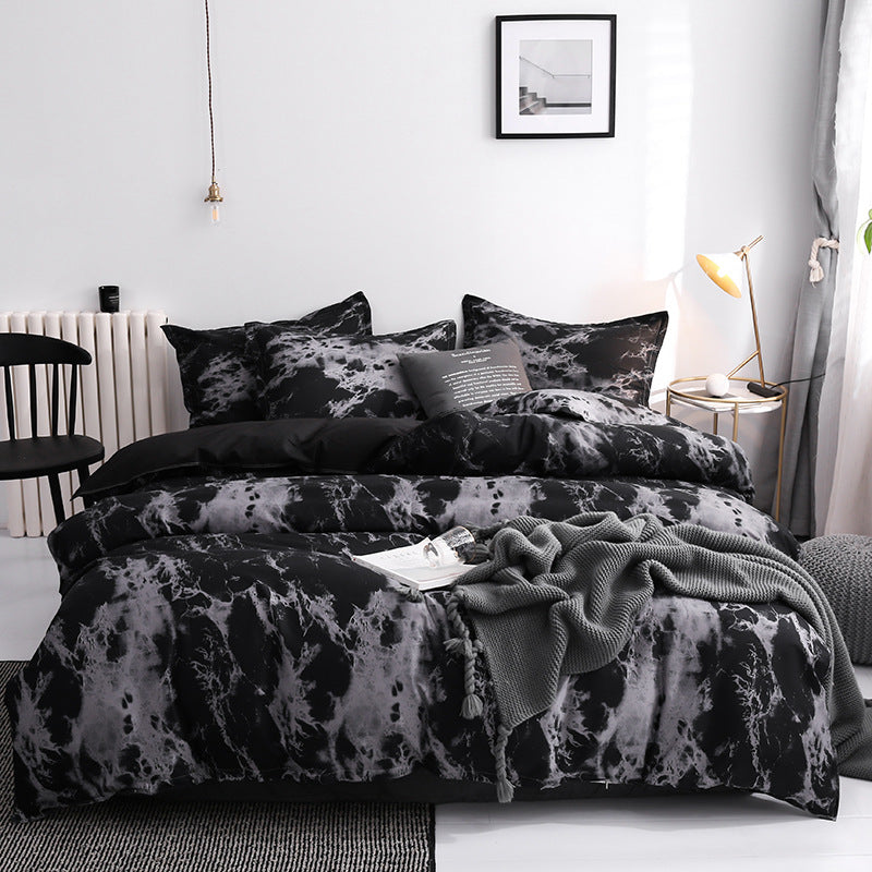 3-Piece Bedding Set Duvet Cover Quilt with 2 Pillowcases 50x70cm Soft Comfortable Bed Set
