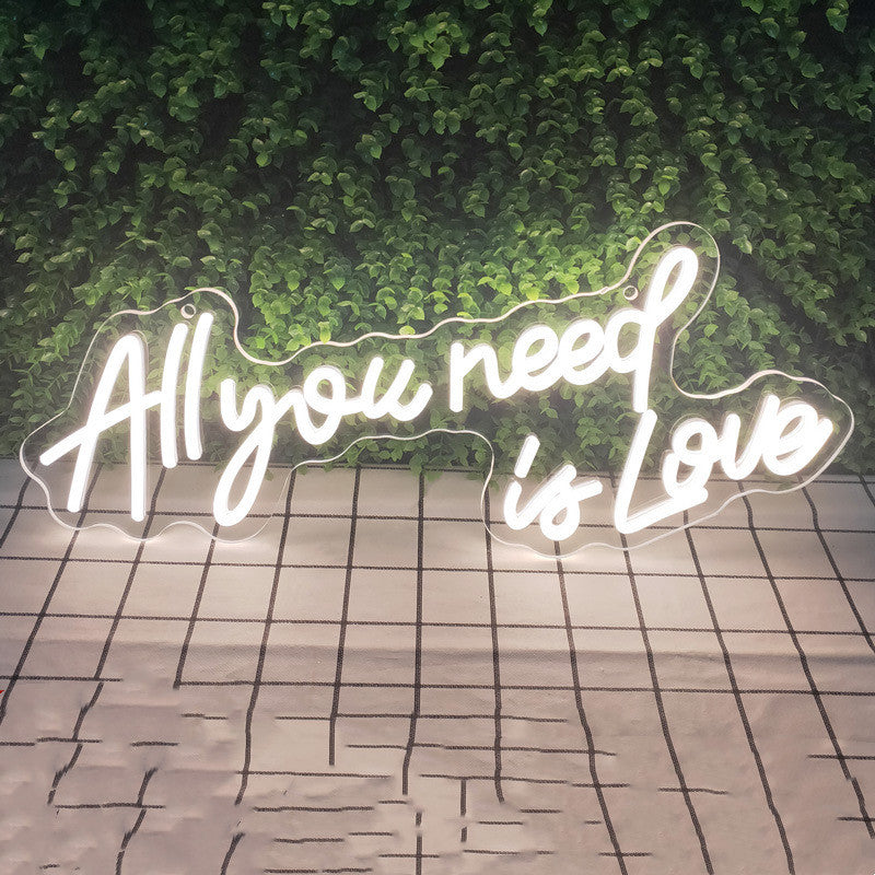 LED Neon Sign – “In The Bedroom” Wall Light Decor for Bedroom Aesthetic Room Lighting