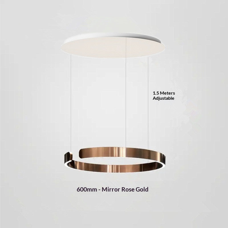LED Full-Spectrum Chandelier – Modern Light Luxury Dining Room Lamp