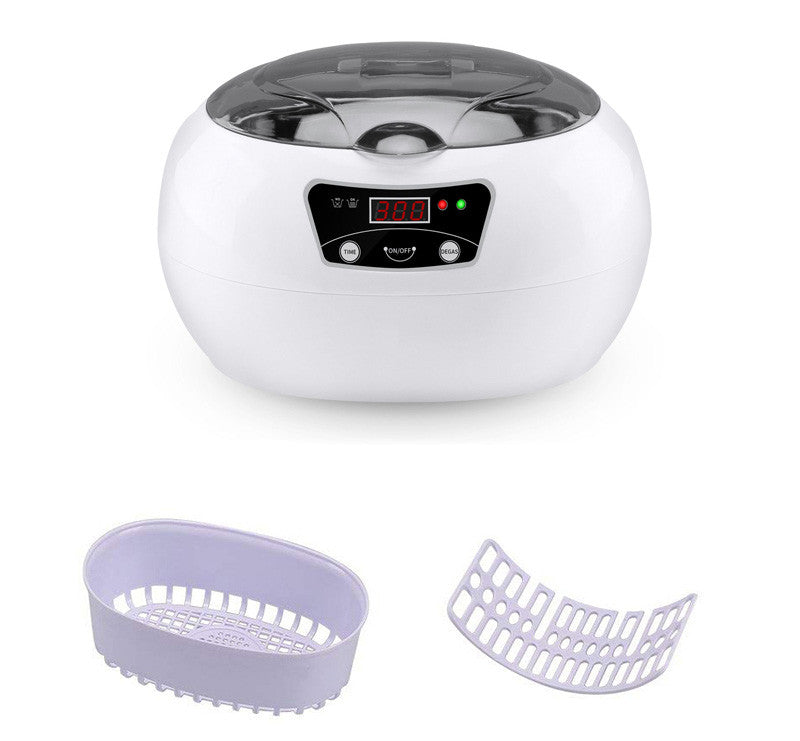 Home Ultrasonic Cleaning Machine Jewelry Glasses & Small Items Deep Cleaner Portable Household Device