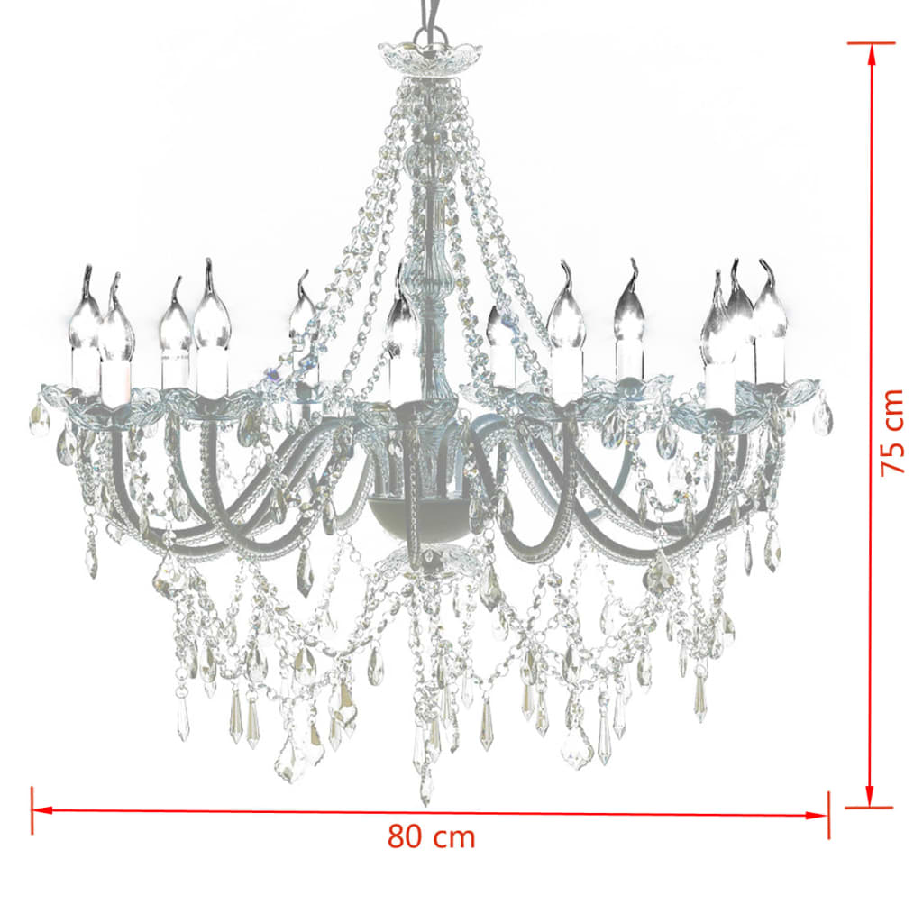Luxury Crystal Chandelier with 1600 Crystals – Modern Elegant Ceiling Light Fixture