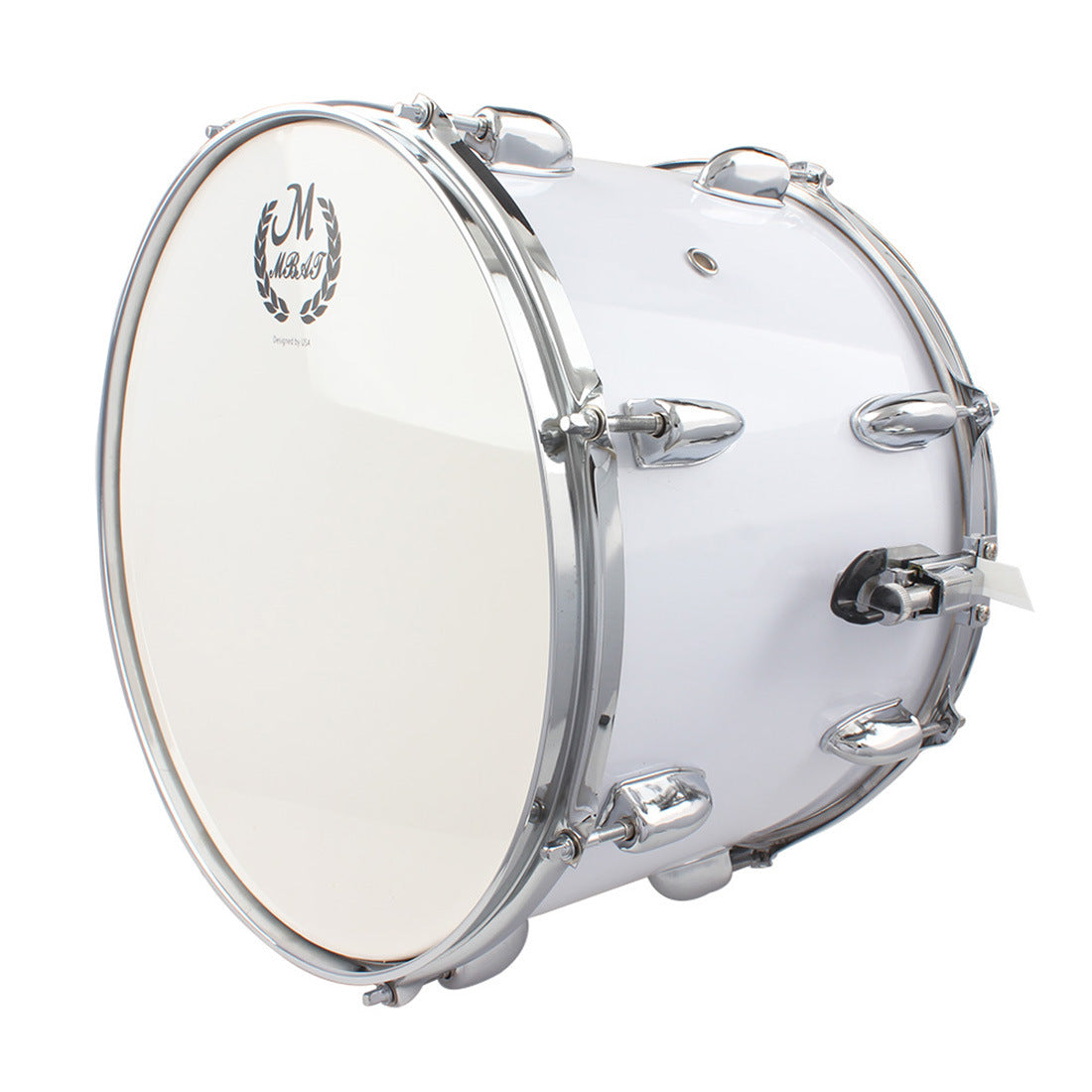 Mebet 14 Inch Stainless Steel Adjustable Snare Drum Professional Practice Drum Kit