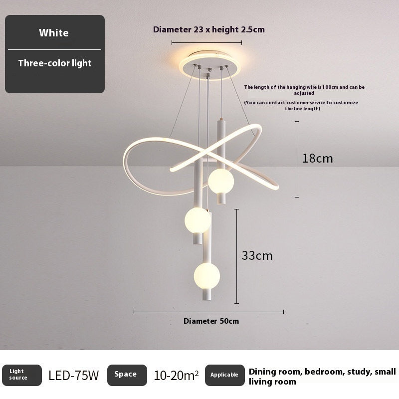 Lollipop Chandelier Pendant Light – Modern Bedroom & Home Ceiling Lamp