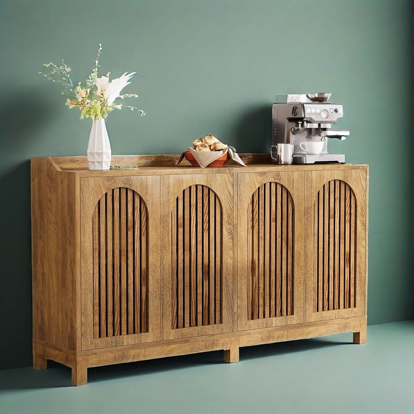 Sideboard Buffet Cabinet Dining Table Kitchen Furniture Storage Cabinet Modern Home Dining Room Set
