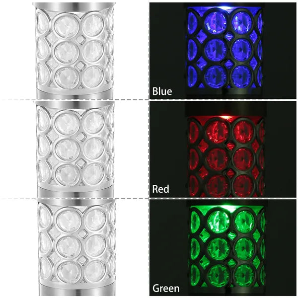 Solarek 6-Pack Solar Garden Lights – RGB Color Changing IP44 Waterproof Outdoor Lawn & Landscape Lamps