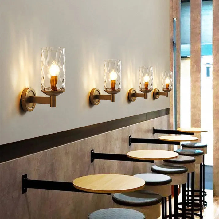 Light Luxury Copper Wall Lamp Modern Minimalist Bedroom Bedside Wall Sconce Lighting