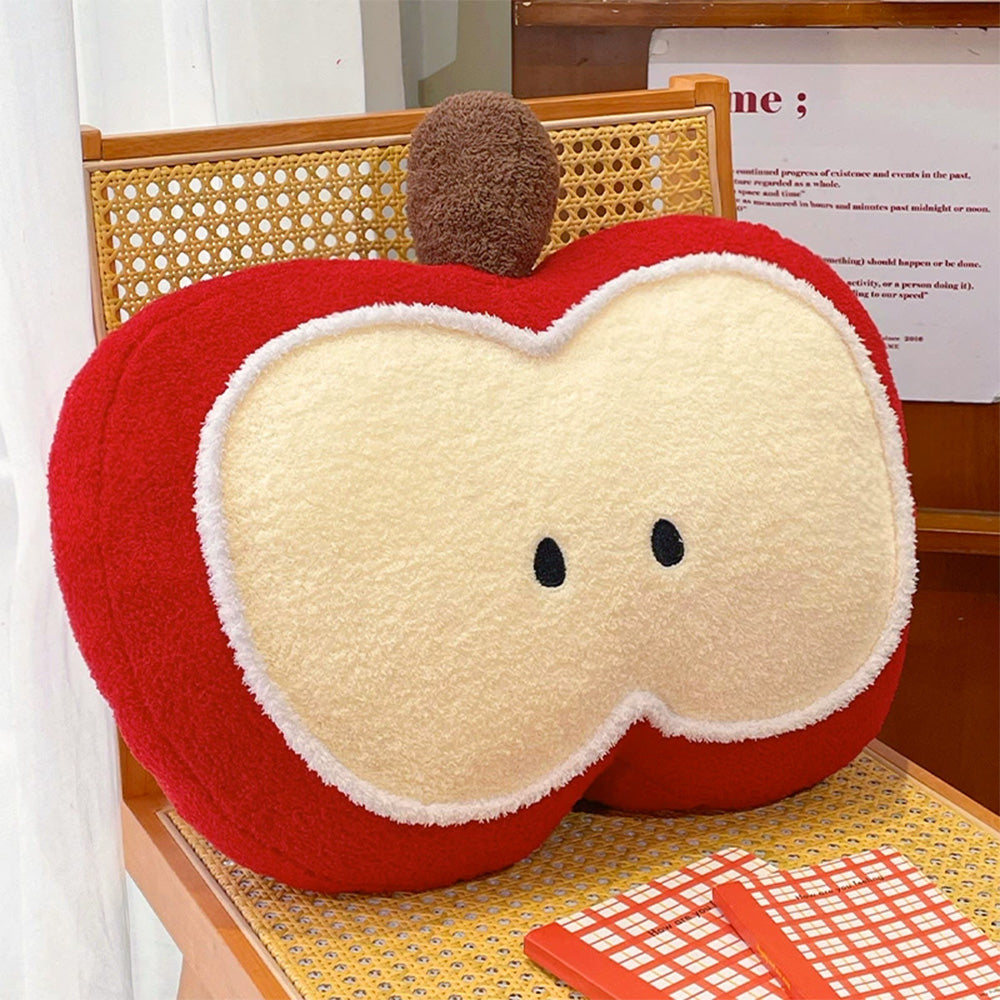 Fruit Shaped Pillows Cute Cartoon Seat Cushion Lumbar Waist Support Stuffed Plush Kids Home Decor