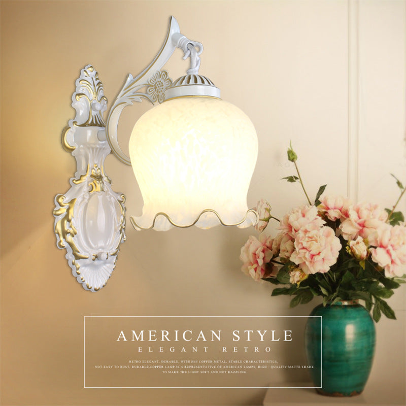 Single Head Wall Lamp Retro Distressed Vintage Wall Sconce Industrial Bedroom Bedside Light