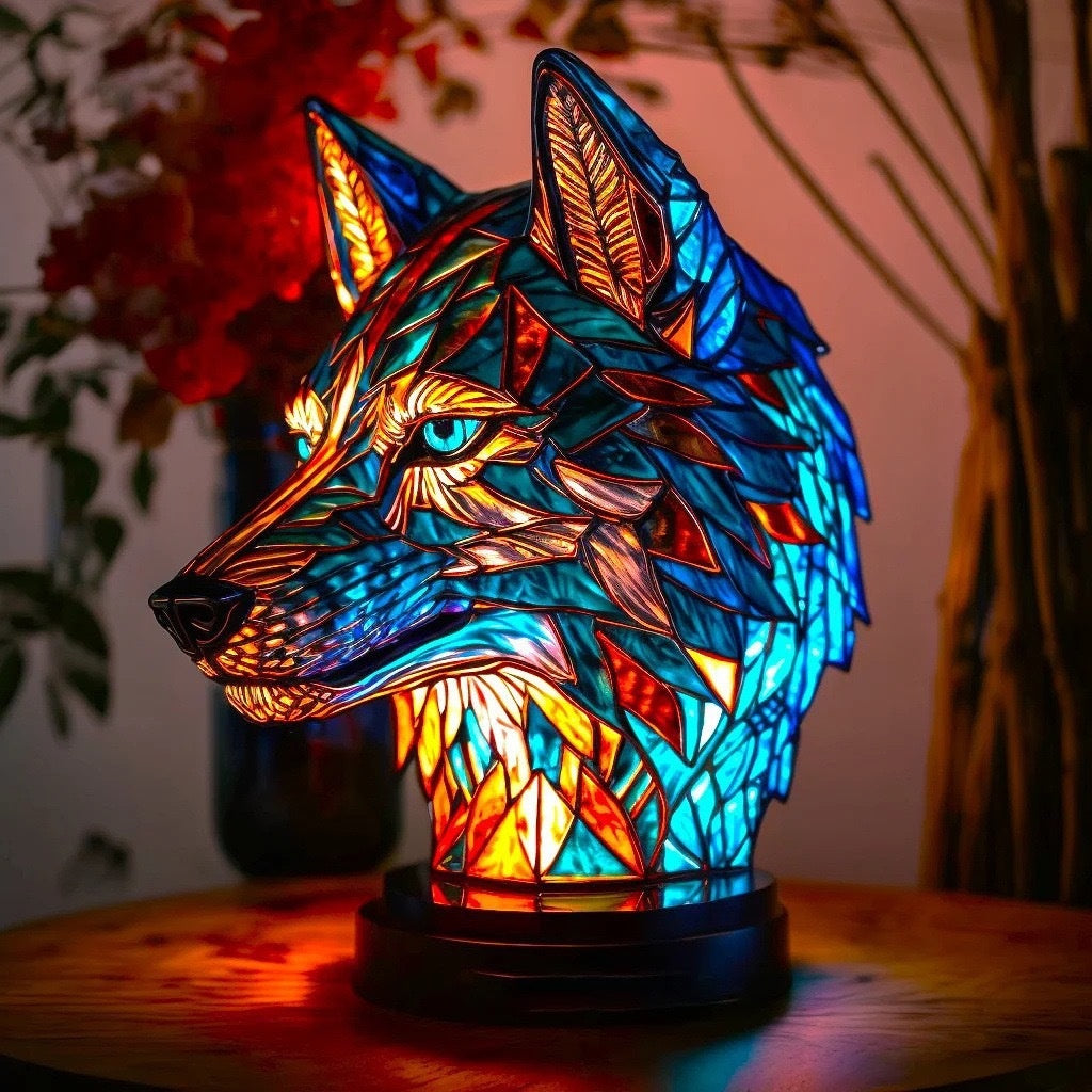Indoor Resin Decorative Statue Lamp Creative Artistic Table Light for Home Living Room Decor