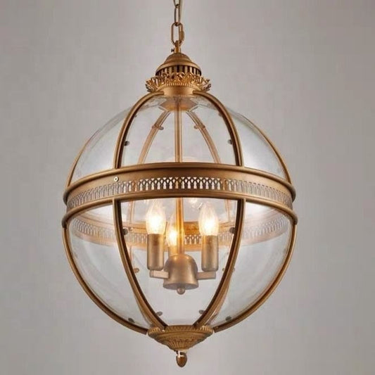 How to Transform Your Home with a Retro Industrial Glass Ball Chandelier