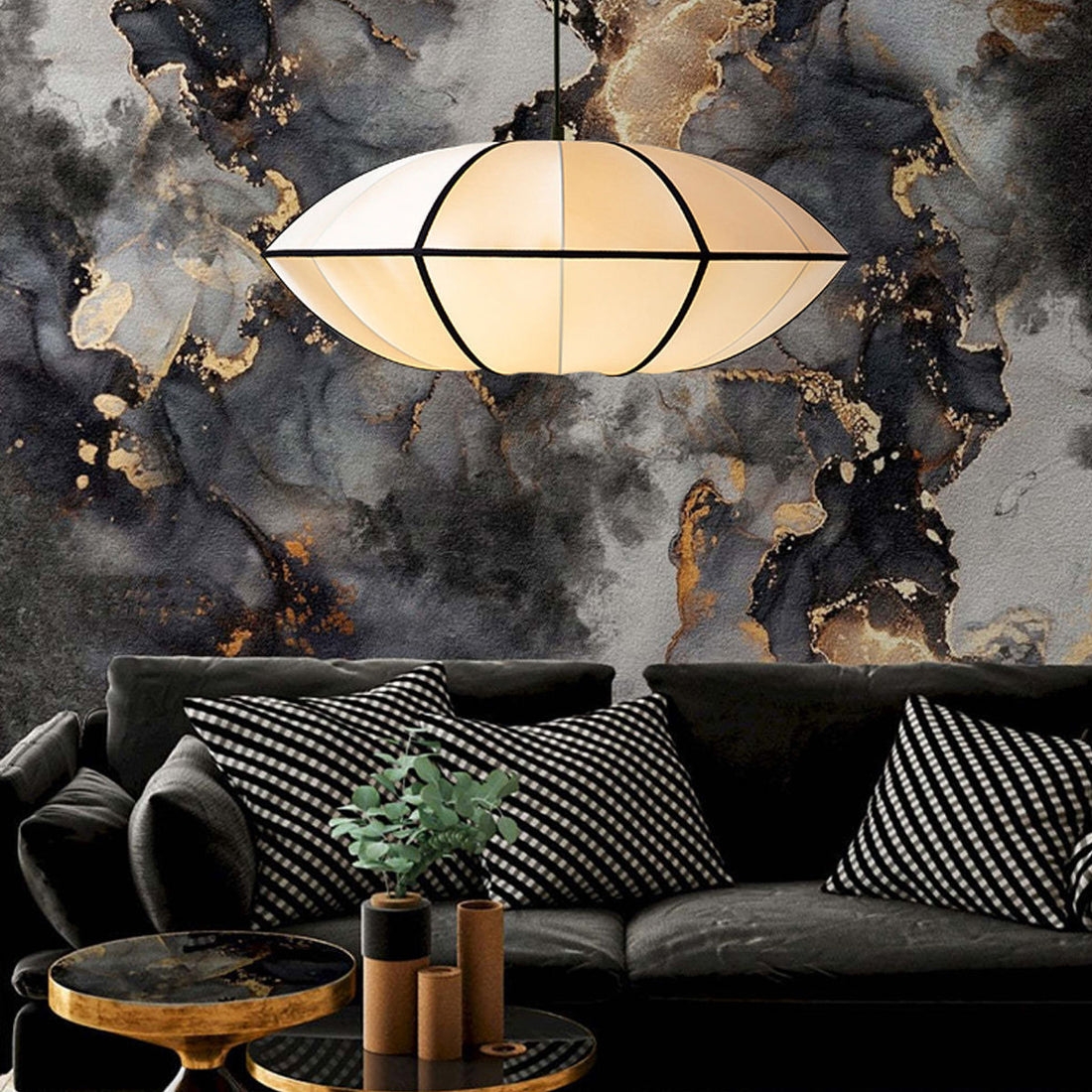The Best Choice for a Calm and Stylish Space: Simple Modern Japanese Retro Ceiling Light
