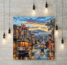 DIY 5D Full Drill Diamond Painting Cross Stitch Bedroom Decoration Wall Art Kit Home Decor
