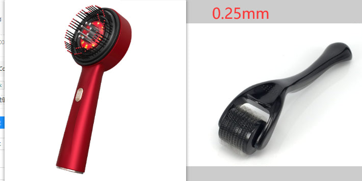 Electric Massage Comb Red Light Scalp Care Anti Slip Hair Care Multi Functional Scalp Massager for Home Use