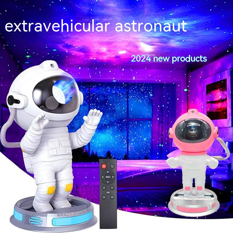 Astronaut Starry Night Light Projector Northern Lights LED Galaxy Lamp for Bedroom Kids Room Decor