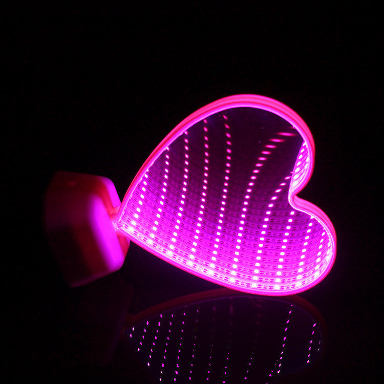 LED Creative Double Sided Love Tunnel Light Romantic Decorative LED Lamp for Bedroom Party and Home Atmosphere