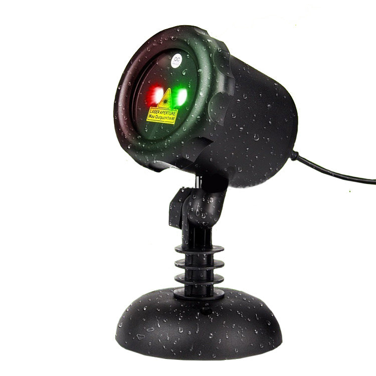 Christmas Laser Projector 8 Patterns LED Lights with Remote Control Outdoor Holiday Decoration Light Show