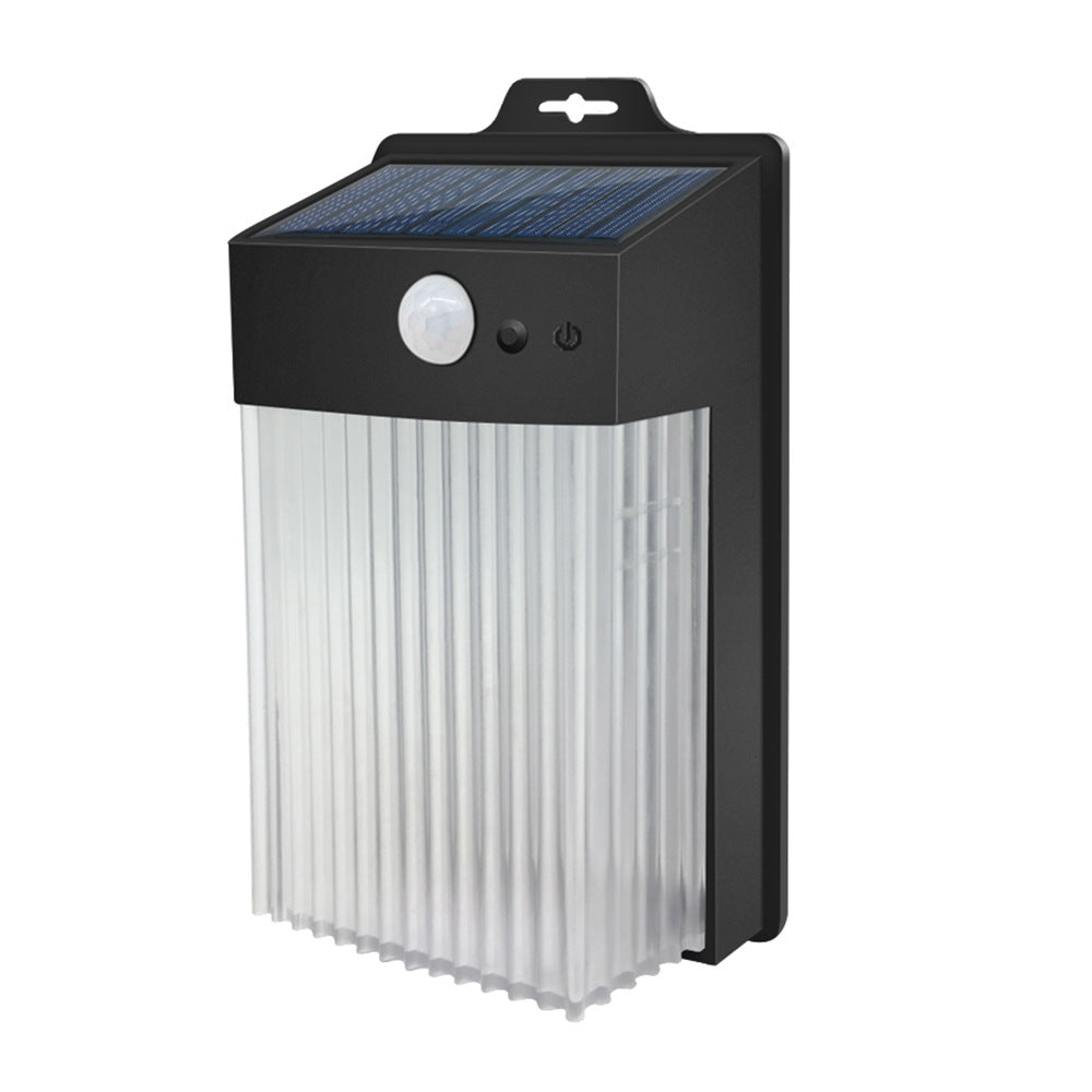 Outdoor Solar Motion Sensor Wall Light LED Garden Courtyard Lamp for Balcony Villa Exterior Lighting