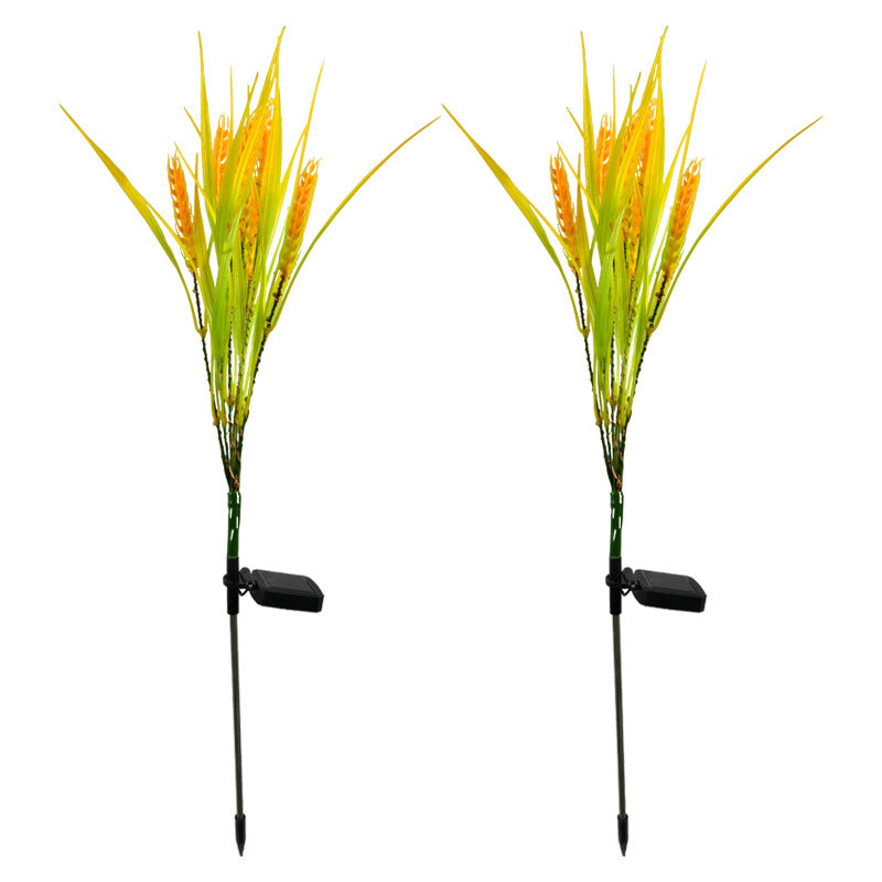 Solar Wheat Ear Garden Light Outdoor Decorative LED Lawn Lamp Simulation Landscape Lighting