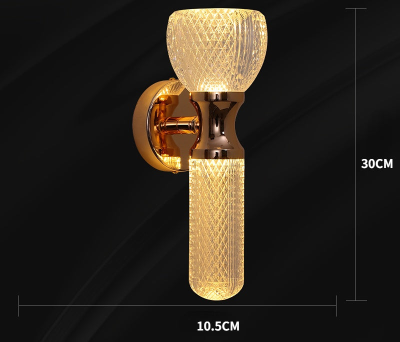 Nordic Minimalist Wall Lamp Light Luxury Living Room Bedroom Stairwell Background Wall Sconce
