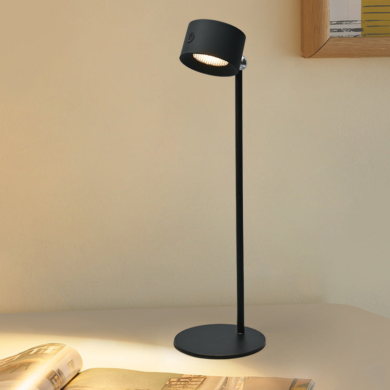 Magnetic Touch LED Table Lamp USB Rechargeable 360° Rotate Cordless Desk Light with Remote for Bedroom & Wall Night Use