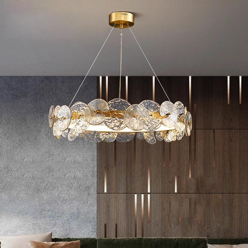 High-End Light Luxury Chandelier – Postmodern Minimalist Living Room Lamp
