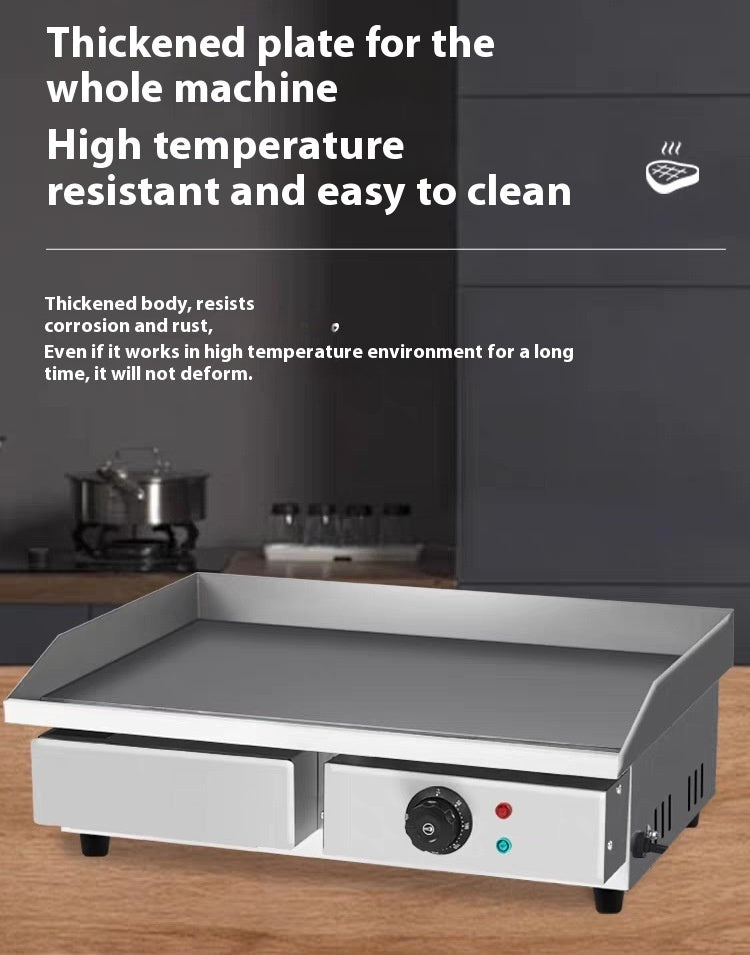 Electric Teppanyaki Griddle – Electric Heating Braising & Flat Top Cooking Grill