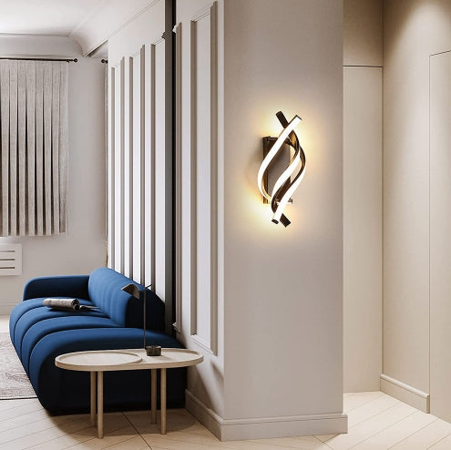 Minimalist Modern Aluminum Wall Lamp – Bedside Decorative LED Light for Bedroom